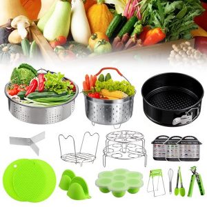 14Pcs Accessories for Instant Pot Stainless Steel Pressure Cooker Accessories for Cooking A20R 3