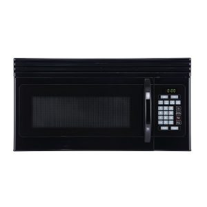 Black+Decker EM044KJN-P2 1.6-Cu. Ft. Over-the-Range Microwave with Top Mount Air Recirculation Vent, Black B10C