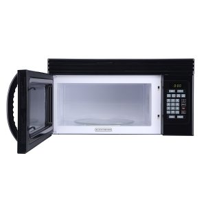 BlackDecker EM044KJN P2 1.6 Cu. Ft. Over the Range Microwave with Top Mount Air Recirculation Vent Black B10C 2