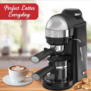 Brentwood Appliances GA-135BK 20-Ounce 800-Watt Espresso and Cappuccino Maker B11F