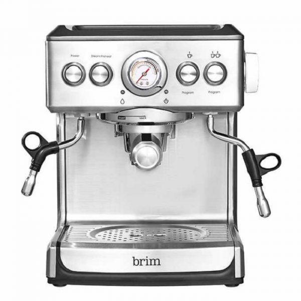 Brim 19 Bar Espresso Machine Maker, Silver B10K