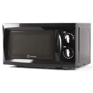 Commercial Chef CHM660B 0.6 Cubic Feet Microwave Oven 600 Watt Counter Top Rotary Black C10U 2