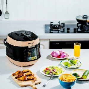 Costway 5.3 Qt 12 in 1 Multi use Programmable Electric Pressure Cooker Non stick Pot C20V 3