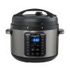 Crock Pot 10 Qt. Express Crock Pressure Cooker with Easy Release Steam Dial Premium Black Stainless Steel C19U 1