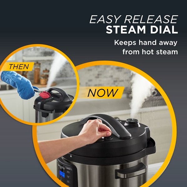 Crock-Pot 10-Qt. Express Crock Pressure Cooker with Easy Release Steam Dial, Premium Black Stainless Steel C19U 5 Crock-Pot 10-Qt. Express Crock Pressure Cooker with Easy Release Steam Dial, Premium Black Stainless Steel C19U - Image 3