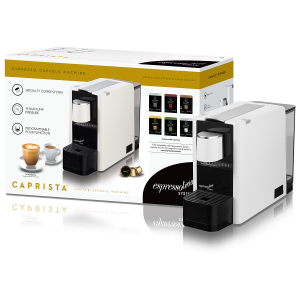 Espressotoria Caprista White Espresso Coffee Pod Machine E11L 2