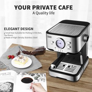 Gevi 15 Bar Espresso Machine Cappuccino Latte Maker with Frothing Milk(Refurbished-Good) G10D 9 Gevi 15 Bar Espresso Machine Cappuccino Latte Maker with Frothing MilkRefurbished Good G10D 4