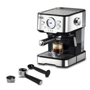 Gevi 15 Bar Espresso Machine with double Temperature Control System Frothing Milk(Refurbished-Like New) G10K
