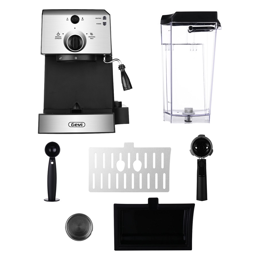 Gevi 15Bar Espresso Machine Cappuccino Maker Latte Machine with Milk Frother for Home,42oz Removable Water Tank G11Y 5 Gevi 15Bar Espresso Machine Cappuccino Maker Latte Machine with Milk Frother for Home,42oz Removable Water Tank G11Y - Image 3