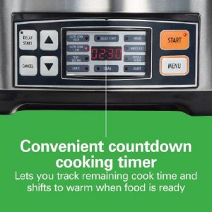Hamilton Beach 6 Quart 9 in 1 Multicooker Slow Cooker Saute Sear Steam Rice Nonstick Stainless Steel 33065 H19E 3