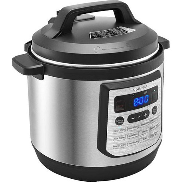 Insignia - 8-Quart Multi-Function Pressure Cooker - Stainless Steel I19F 3 Insignia - 8-Quart Multi-Function Pressure Cooker - Stainless Steel I19F