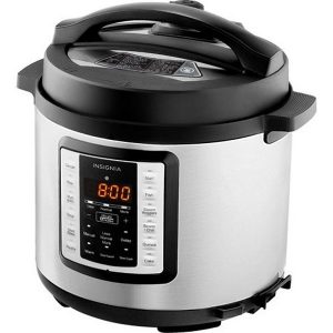 Insignia™ - 6-Quart Multi-Function Pressure Cooker - Stainless Steel I19Y