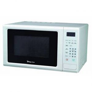 Magic Chef Cu. Ft Countertop Oven with Push-Button Door MCM1110W 1.1 cu.ft. 1000W Microwave, White M10R