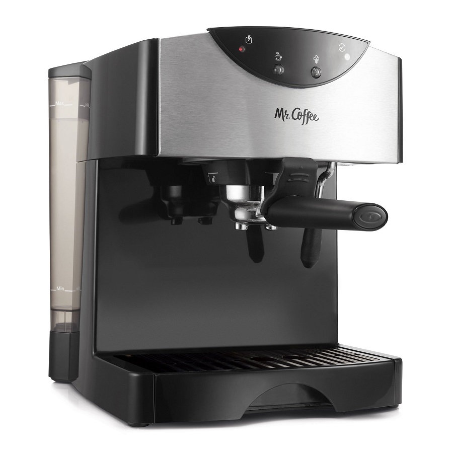 Mr. Coffee 2 Shot Pump Espresso & Cappuccino Maker, Black M11Q 3 Mr. Coffee 2 Shot Pump Espresso & Cappuccino Maker, Black M11Q