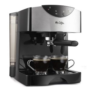 Mr. Coffee 2 Shot Pump Espresso & Cappuccino Maker, Black M11Q 8 Mr. Coffee 2 Shot Pump Espresso Cappuccino Maker Black M11Q 3