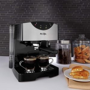 Mr. Coffee 2 Shot Pump Espresso & Cappuccino Maker, Black M11Q 9 Mr. Coffee 2 Shot Pump Espresso Cappuccino Maker Black M11Q 4