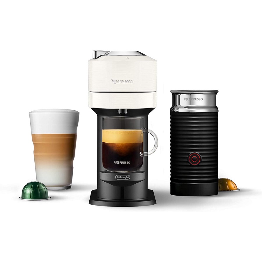 Nespresso ENV120WAE Vertuo Next Coffee and Espresso Maker, Machine + Aeroccino, White N10L 3 Nespresso ENV120WAE Vertuo Next Coffee and Espresso Maker, Machine + Aeroccino, White N10L