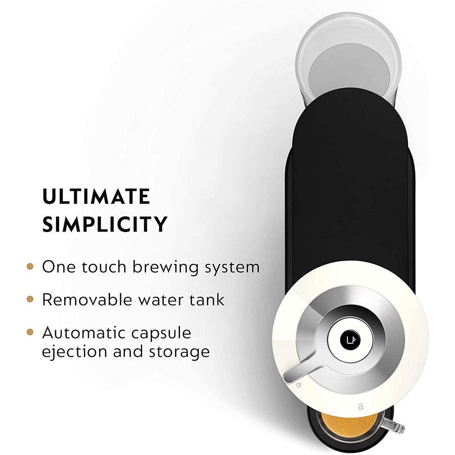 Nespresso ENV120WAE Vertuo Next Coffee and Espresso Maker, Machine + Aeroccino, White N10L 4 Nespresso ENV120WAE Vertuo Next Coffee and Espresso Maker, Machine + Aeroccino, White N10L - Image 2