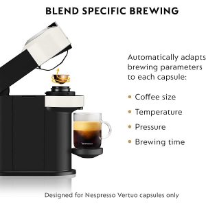 Nespresso ENV120WAE Vertuo Next Coffee and Espresso Maker, Machine + Aeroccino, White N10L 8 Nespresso ENV120WAE Vertuo Next Coffee and Espresso Maker Machine Aeroccino White N10L 3