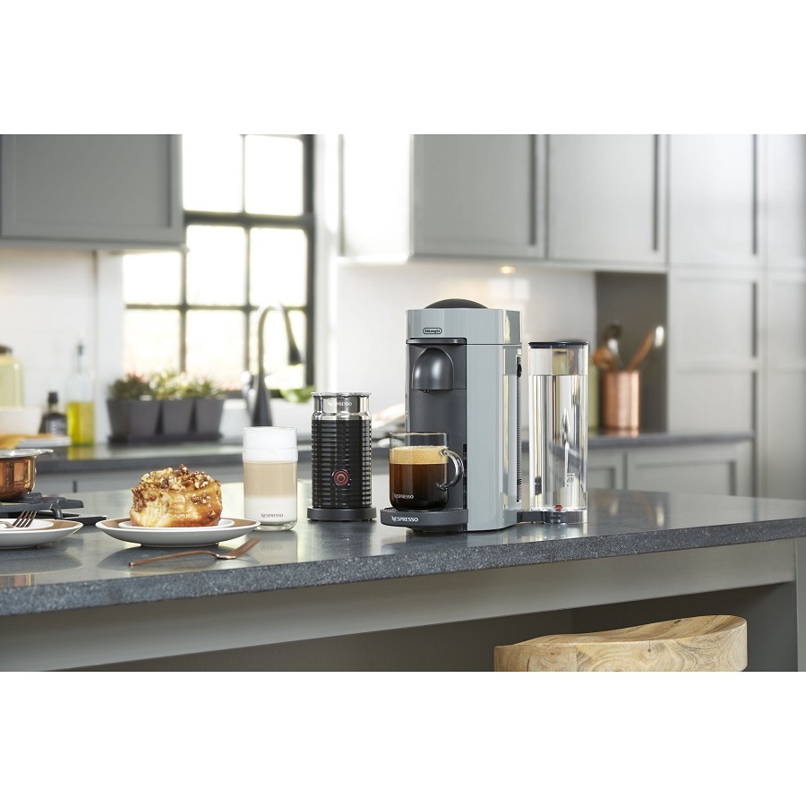 Nespresso VertuoPlus Coffee and Espresso Maker Bundle with Aeroccino Milk Frothier by De'Longhi, Grey N10B 6 Nespresso VertuoPlus Coffee and Espresso Maker Bundle with Aeroccino Milk Frothier by De'Longhi, Grey N10B - Image 4