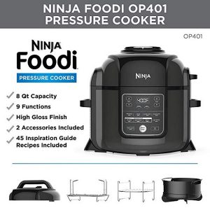 Ninja® Foodi™ 8 Quart Pressure Cooker Air Fryer OP401 N19F 2