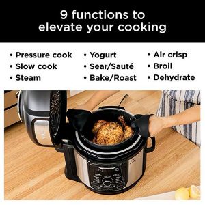 Ninja® Foodi™ TenderCrisp 9 in 1 8 Quart Deluxe XL Pressure Cooker Stainless Steel FD401 N19T 3