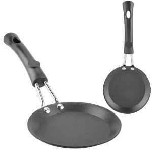 Tebru Cute Mini Frying Pan Poached Egg Model Household Skillet Small Wok Kitchen Cooker Small Wok T20P 2