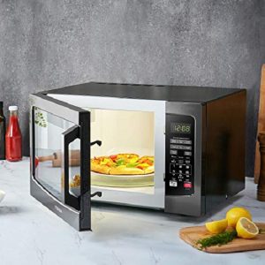 Toshiba EM131A5C BS Microwave Oven with Smart Sensor Easy Clean Interior ECO Mode and Sound OnOff 1.2 Cu.ft 1100W Black Stainless Steel T10T 3