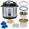 Total Package Pressure Cooker 9 in 1 Digital Screen with Endless Recipes and Deluxe Accessory Kit by Yedi Houseware T20S 1
