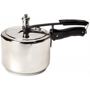 Vinod 3L Stainless Steel Inner Lid Sandwich Bottom Pressure Cooker, 3-Liter V19F