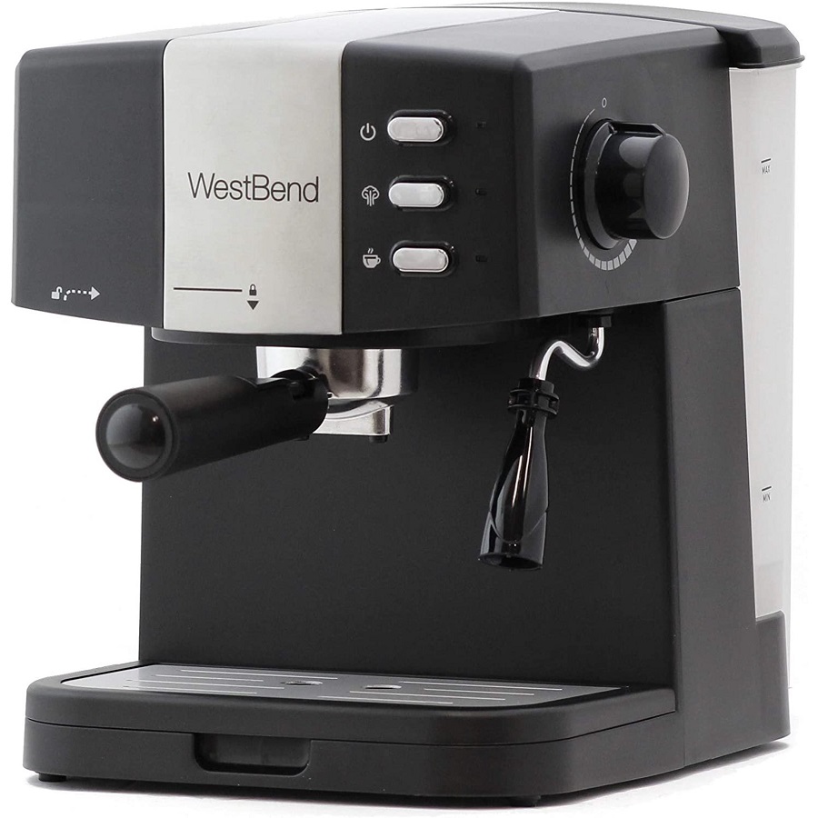 West Bend 55100 15 Bar Pressure Pump Espresso Coffee Latte and Cappuccino Maker, Open Box W10J 4 West Bend 55100 15 Bar Pressure Pump Espresso Coffee Latte and Cappuccino Maker, Open Box W10J - Image 2