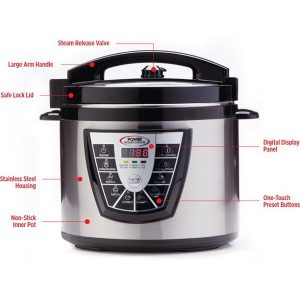 as seen on tv power pressure cooker xl a19f 4