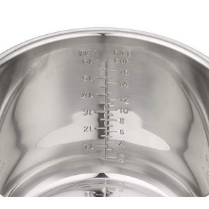 gjs gourmet replacement stainless steel inner pot compatible with power pressure cooker xl 8 quart and wal3 stainless steel 8 quart g20j 2