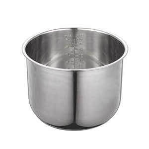 gjs gourmet replacement stainless steel inner pot compatible with power pressure cooker xl 8 quart and wal3 stainless steel 8 quart g20j 3