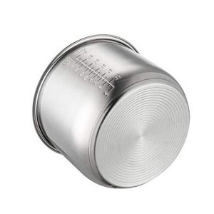 gjs gourmet replacement stainless steel inner pot compatible with power pressure cooker xl 8 quart and wal3 stainless steel 8 quart g20j 4