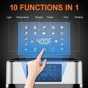 20 Quart Air Fryer Oven 10 in 1 Airfryer Toaster Oven Combo Q29W 2