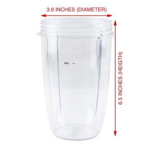 3 Pack 24 oz Tall Cup with Handled Lip Ring and Extractor Blade P10D 2