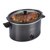 33191 BLK 10 qt Oval Slow Cooker B25C 1
