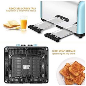 4 Slice Toaster, CUSINAID Stainless Steel Toasters with Reheat S15T 8 4 Slice Toaster CUSINAID Stainless Steel Toasters with Reheat S15T 3