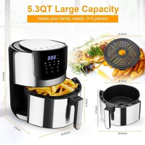 8 in 1 Air Fryer Oven1400W Oilless Electric Air Fryer A31U 2