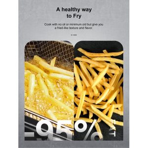 AICOOK Slow Cooker With Air Fryer Lid 6.5 Quart A25Y 5