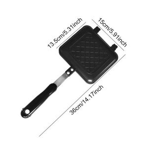 ASCZOV Non Stick Panini Home Kitchen Breakfast Machine A22R 2