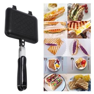 ASCZOV Non Stick Panini Home Kitchen Breakfast Machine A22R 5