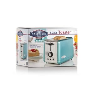 Americana Classics 2 Slice Toaster Graphite Basic A16E 2