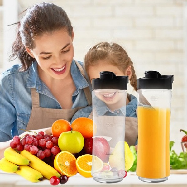 Blender Smoothie Bottle Cup Replacement 20oz Sport Bottle Cup with B10E 6 Blender Smoothie Bottle Cup Replacement 20oz Sport Bottle Cup with B10E - Image 4