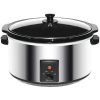Brentwood Appliances 8 quart Stainless Steel Slow Cooker B25E 1