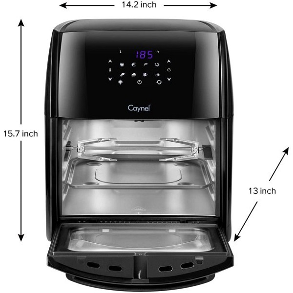 Caynel 8-in-1 Digital Air Fryer Oven 12.7 Qt Countertop Oven C31L 3 Caynel 8-in-1 Digital Air Fryer Oven 12.7 Qt Countertop Oven C31L