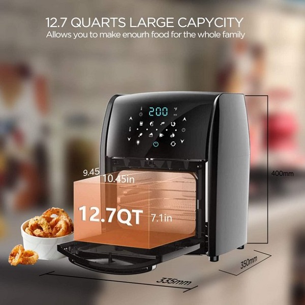 Caynel 8-in-1 Digital Air Fryer Oven 12.7 Qt Countertop Oven C31L 4 Caynel 8-in-1 Digital Air Fryer Oven 12.7 Qt Countertop Oven C31L - Image 2