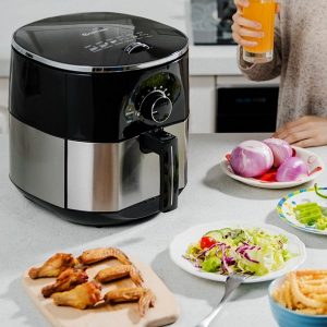 Costway 3.5QT Electric Stainless Steel Air Fryer Oven Oilless Cooker C31A 4