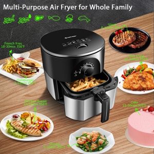 Costway 3.5QT Electric Stainless Steel Air Fryer Oven Oilless Cooker C31A 5